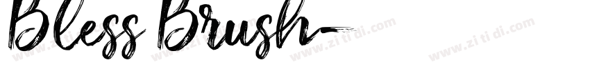 Bless Brush字体转换